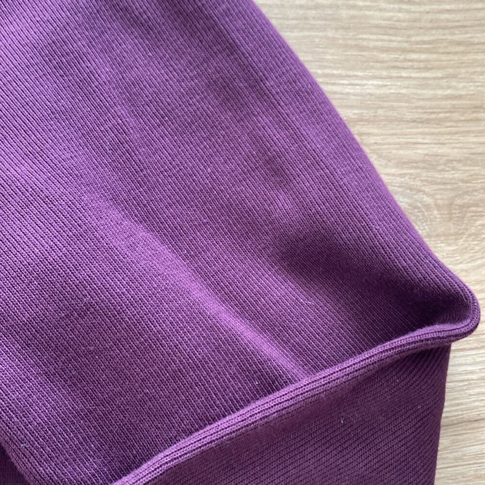 Ted Baker Bevyhil Quarter Zip Pullover Sweater Burgundy Mock Funnel Neck Sz L 4 - Picture 8 of 8